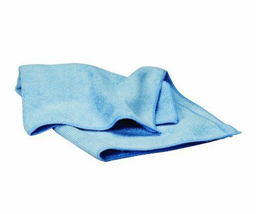 Waxie LFK500W Polyester Microfiber Terry Cloth, 16&#034; Length x 16&#034; Width, Blue of