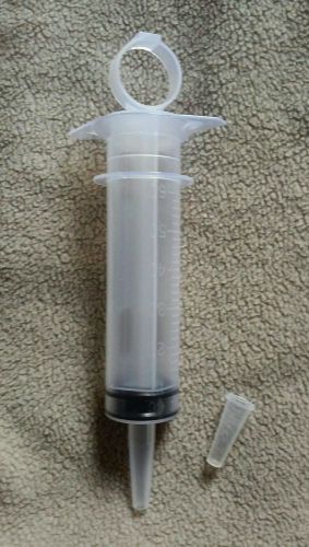 25 Dover Piston Syringes w/cap 60 ml REF 68000 Thumb Control Medical, Latex Free