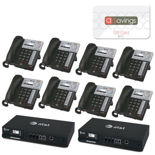 At&amp;t syn248 2 x sb35010 4 line analog gateway and 8 sb35020 deskset phones for sale