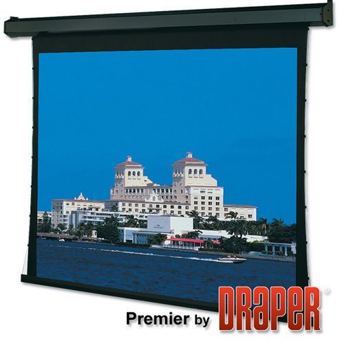 Draper premier 108x192 (220 diag.) electric projector screen hdtv pearl white for sale