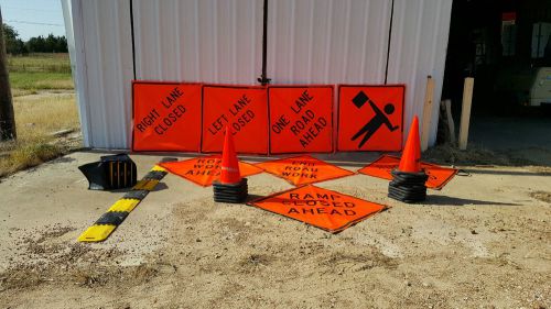 Traffic control items (cones,signs,rumble strips, 3 type barricades, and etc.) for sale