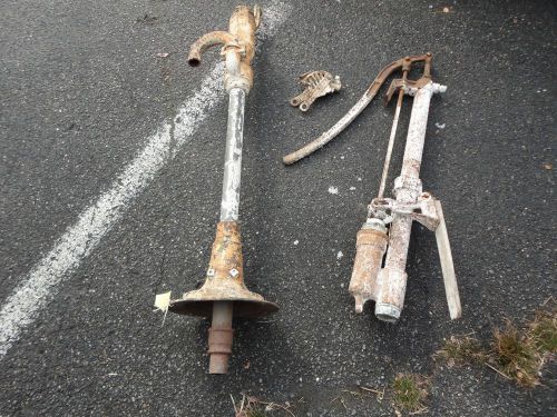 Two vintage hand water pump assemblies for sale