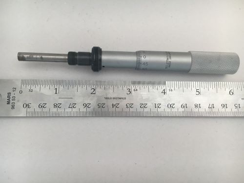 Starrett Adjustable Micrometer 0.025&#034; Inc 0.001&#034; Divisions