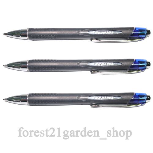x3 Uni Jetstream SXN-210 Ball Point Pen - 1.0 mm - Blue  ink  - 3 Pcs