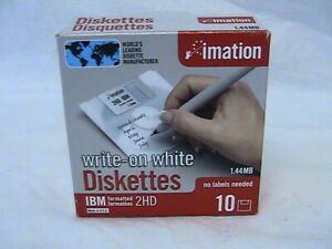 1 BOX OF 10 1.44MB 3 1/2&#034; IMATION DISKETTES