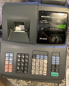 Sharp XE-A206 Electronic Cash Register W/ Cash Drawer
