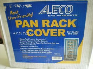 Clear PVC 12 Mil Full-Size Bakery Bun Pan Rack Cover with Zipper 23&#034;W x28&#034;Dx64&#034;H