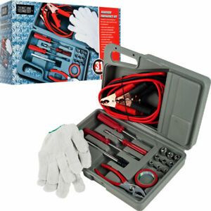 Trademark Poker Roadside Emergency Tool and Auto Kit - 30 Pieces