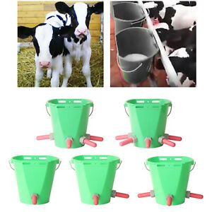 Cattle Milk Feed Bucket Large Capacity for Farm Cattle Cow Sheep Pig Feeding