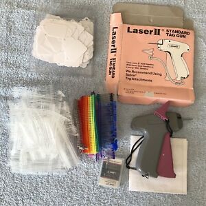 Clothing Garment Price Tag Gun with Tags And Barbs.