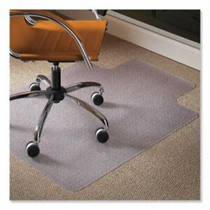 Natural Origins Chair Mat With Lip For Carpet, 48&#034; x 36&#034;, Clear (ESR141032)