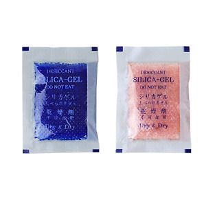 5 Gram [25 Packets] Premium Silica Gel Blue Indicating Silica Gel Packs Desiccan