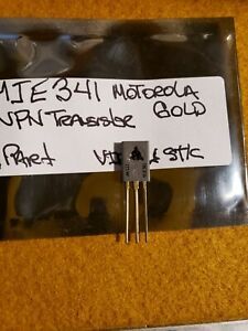 MJE341 Motorola Gold Transistor