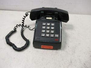 Vintage AT&amp;T Black Telephone 2500YMGK Push Button Single Line