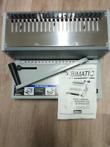 Ibico IBIMATIC Metal Preset Bind System Comb Binding Manual Punch Machine