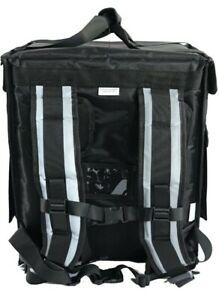 PK-65Abl: 65L Food Delivery Backpack(Cupholder),16&#034;x12&#034;x18&#034;H | Insulated Black