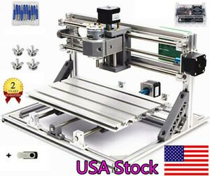 from US CNC 3018 Woodworking Carving Engraving Machine Laser Machine Mill PCB