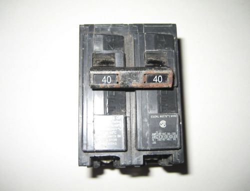 Siemens Type QP 2-Pole 40A Circuit Breaker Switch Q240