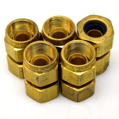 Lot of 5 hawke 753/0 brass npt/cl 1/2&#034; cable gland connector sealing fitting npt for sale