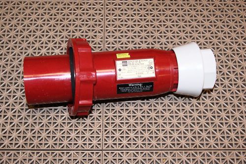 Hubbell Killark Stahl 8579/22 32 Amp 480v 3P 4W 20HP Plug for use: 8578/21, Used