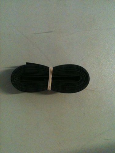 1&#034; id / 25mm thermosleeve black polyolefin 2:1 heat shrink tubing - 10&#039; section for sale