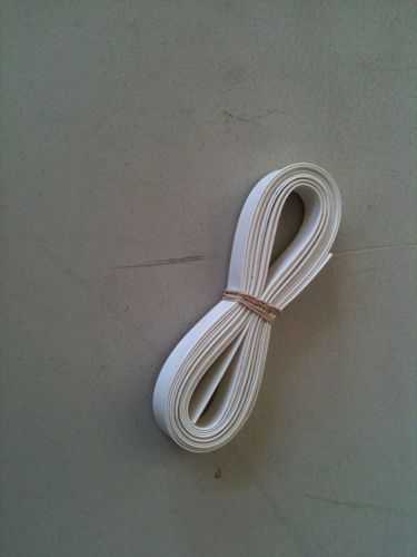 3/8&#034; ID / 9mm ThermOsleeve WHITE Polyolefin 2:1 Heat Shrink tubing- 50&#039; section
