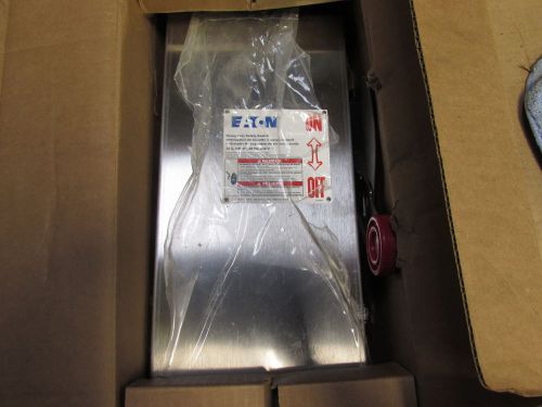 Eaton DH321FWK Safety Switch S/S 3 Pole 30 Amp 240V Fusible WaterTight NEW!!!