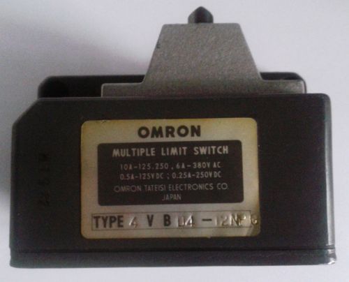 OMRON 4VBD4-12NPG 4 VBD4 12N PG multiple limit switch 4 pin 4 VB D4 12 N P G