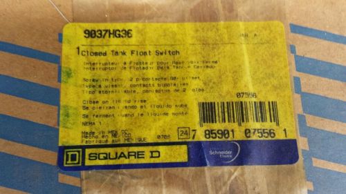 Square d closed tank float switch 9037hg36 for sale