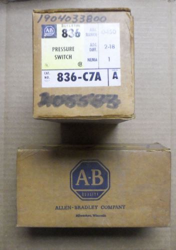 New AB Allen Bradley 836-C7A Pressure Switch