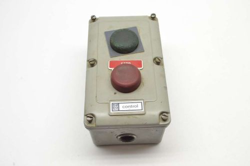 GENERAL ELECTRIC GE GREEN/RED JOG STOP CONTROL STATION PUSHBUTTON B401161