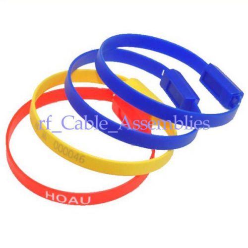 10x colorized professional security plastic seals cable for logistics container for sale