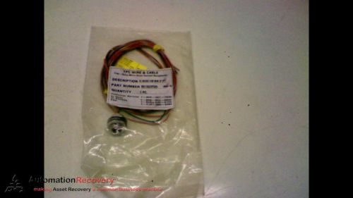 TPC WIRE &amp; CABLE RG13Q20F006 REVISION G 3-POLE MICRO FEMALE SINGLE END, NEW