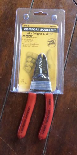 New King Innovation Comfort Squeeze Wire Stripper &amp; Cutter- Item #46515