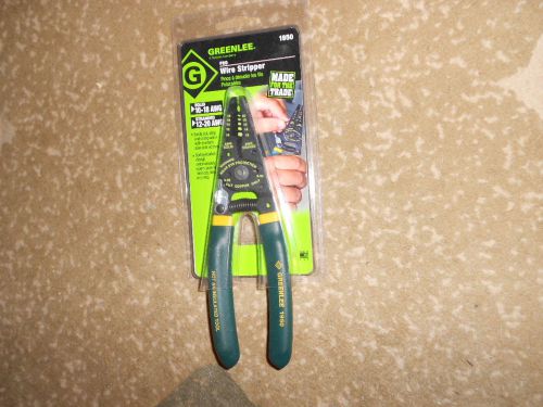 Greenlee 1950 Pro  Wire Stripper 10-18 AWG Solid 12-20 Stranded Free Ship