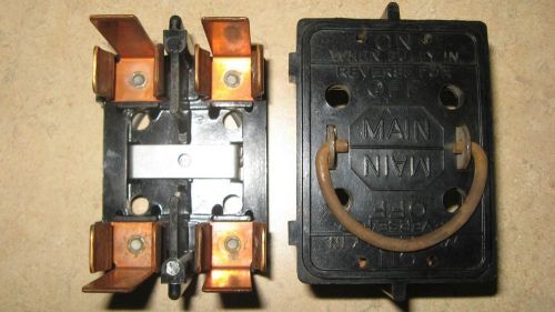 Murray 60 amp fuse panel main fuse holder fuse pull for sale