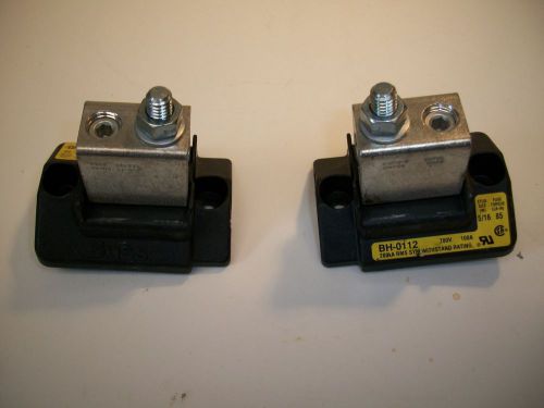 Bussmann bh-0112 set of two modular fuse blocks for semiconductor fuses for sale