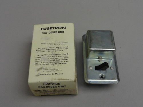 New buss fusetron ssu 2-1/4&#034; switch fuseholder box cover unit for sale