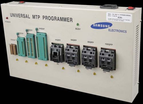 Vintage Samsung Electronics MTP Programmer Module Unit 30-64SDIP 44-100QFP