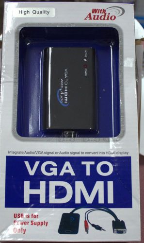 VGA/Audio to HDMI Converter  150620 **SHIPS FROM USA