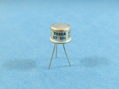 6pcs kf504 npn transistor for videoamplifiers to-39 metal can, tesla for sale