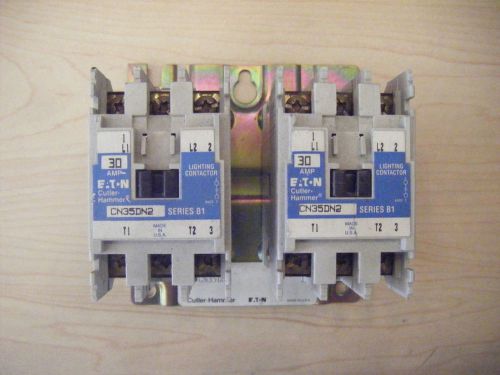 Used cutler-hammer 4 pole 30a magnetic lighting contactor - 277v coil for sale