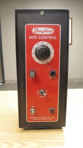 Dayton Electric SCR speed Control 2M171D DC motor controller R#0137