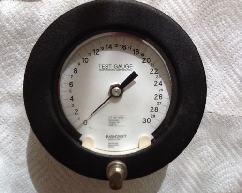 Ashcroft 1082 test gauge,  6 in,  30 in hg for sale