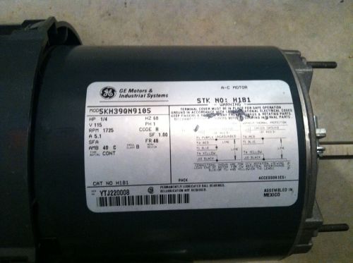 Ge motor 5kh39qn9105 v115, ph1, rpm 1725, new out of box for sale