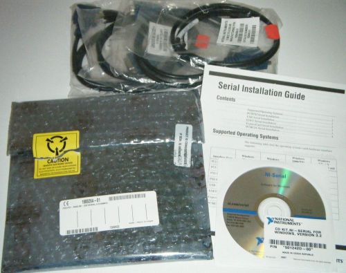 *Tested* National Instruments NI PCI-8430/4 High-Performance 4-Port Serial RS232