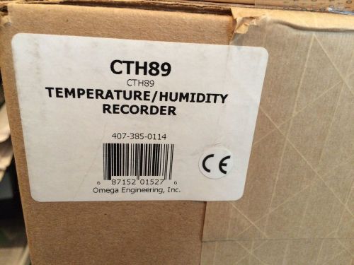 Omega Temperature/Humidity Recorder CTH89