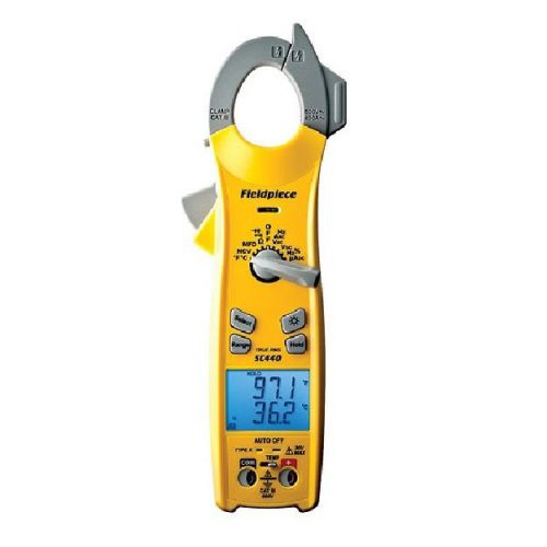 Fieldpiece sc440 digital clamp meter essential series trms for sale