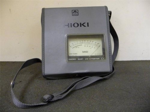 Hioki 3451 3451-14 500V/1000M? Portable Meg-OhmMeter HiTester