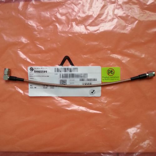 Huber Suhner K 02252 D Flexible Cable Right Angle SMA to Straight SMA Conn 200mm